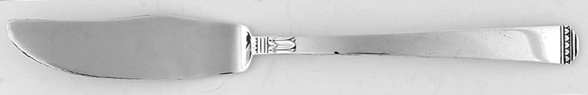 Regency (Sterling, 1935) Flat Handle Master Butter Knife by Lunt Silver-1