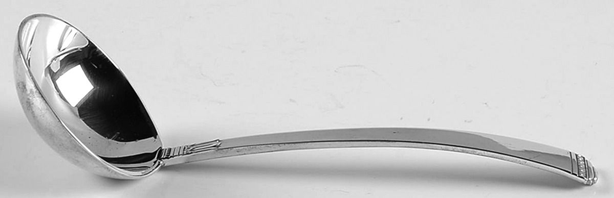Regency (Sterling, 1935) Solid Gravy Ladle by Lunt Silver-1