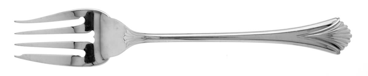 Regency Shell (Sterling, 1989) Individual Salad Fork by Lunt Silver-1