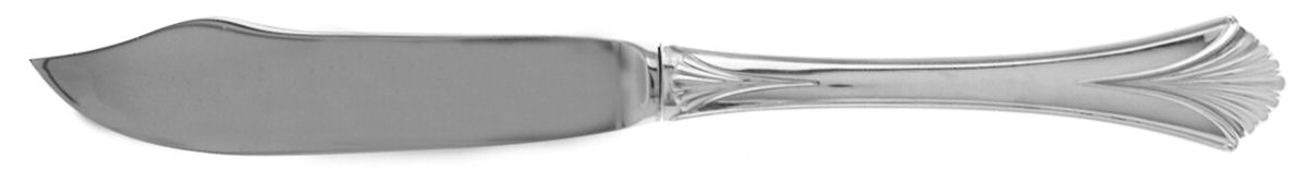 Regency Shell (Sterling, 1989) Individual Fish Knife with Stainless Blade by Lunt Silver-1
