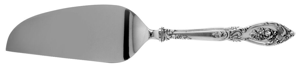 Rose Elegance (Sterling, 1958) Cheese Knife with Stainless Blade by Lunt Silver-1