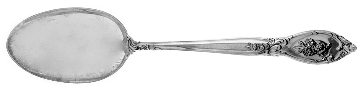 Rose Elegance (Sterling, 1958) Tablespoon (Serving Spoon) by Lunt Silver-1