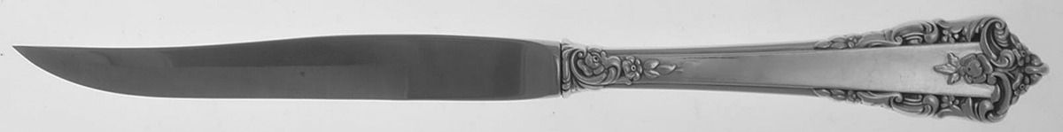 Rondelay (Sterling, 1963) Individual Steak Knife w/Bevel Blade by Lunt Silver-1