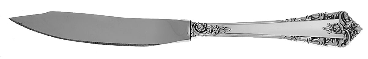 Rondelay (Sterling, 1963) Fruit Knife Individual with Hollow Handle HC by Lunt Silver-1