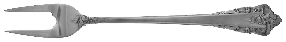 Rondelay (Sterling, 1963) Short Handle Pickle/Olive Fork by Lunt Silver-1