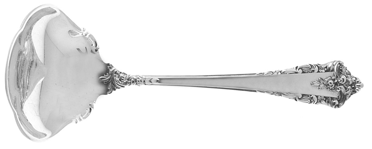 Rondelay (Sterling, 1963) Solid Piece Cream Ladle by Lunt Silver-1