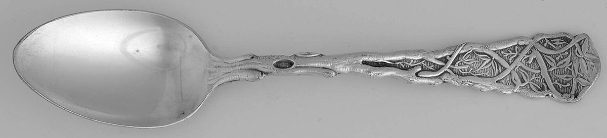 Rustic (Silverplate, 1880) Teaspoon by Lunt Silver-1
