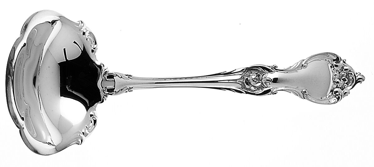 Saint Charles (Silverplate, 1980) Solid Gravy Ladle by Lunt Silver-1