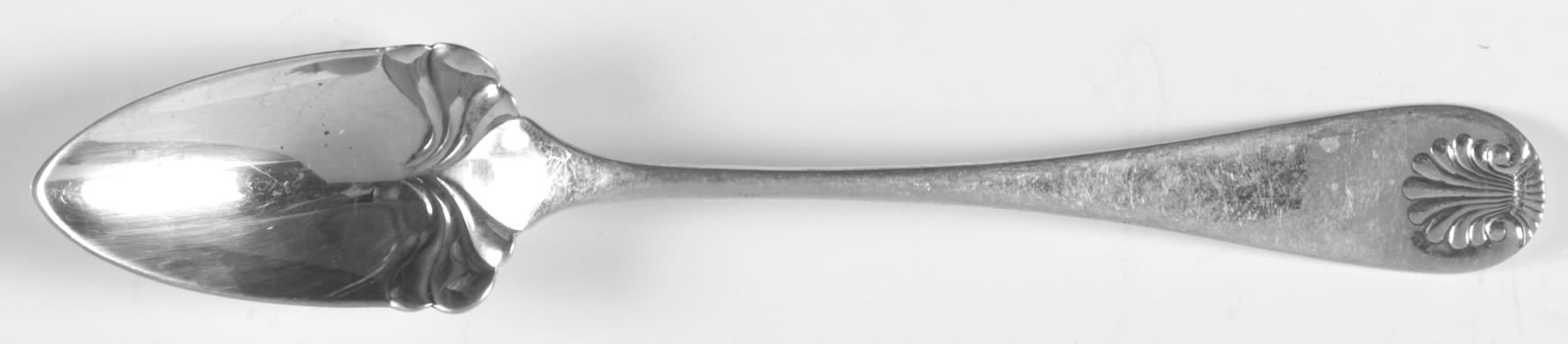 Shell (Sterling, 1888) Fruit/Orange Spoon by Lunt Silver-1