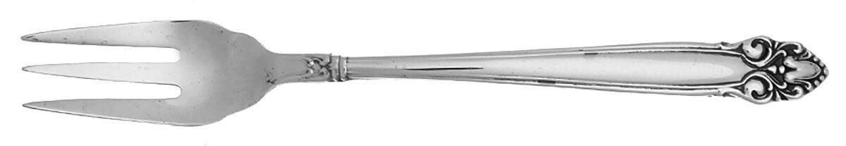 Silver Poppy (Sterling, 1949) Cocktail/Seafood Fork by Lunt Silver-1