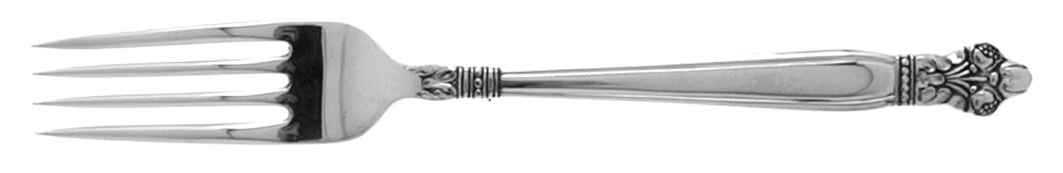 Silver Poppy (Sterling, 1949) Fork by Lunt Silver-1