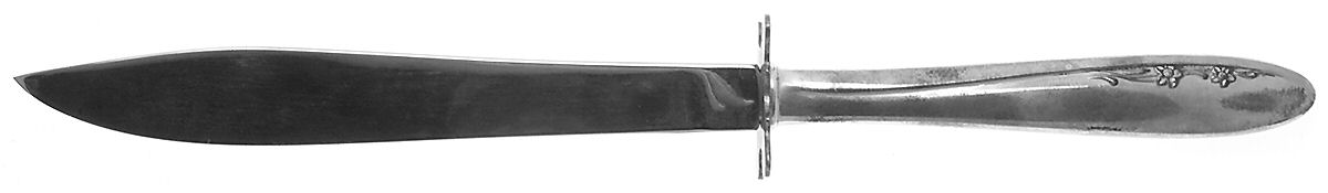 Spring Serenade (Sterling, 1957) Small Steak Carving Knife with Stainless Blade by Lunt Silver-1