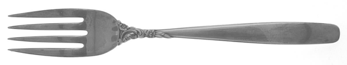 Starfire (Sterling, 1955) Individual Salad Fork by Lunt Silver-1