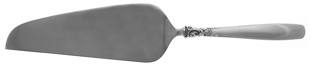 Starfire (Sterling, 1955) Pie & Cake Server with Stainless Blade by Lunt Silver-1