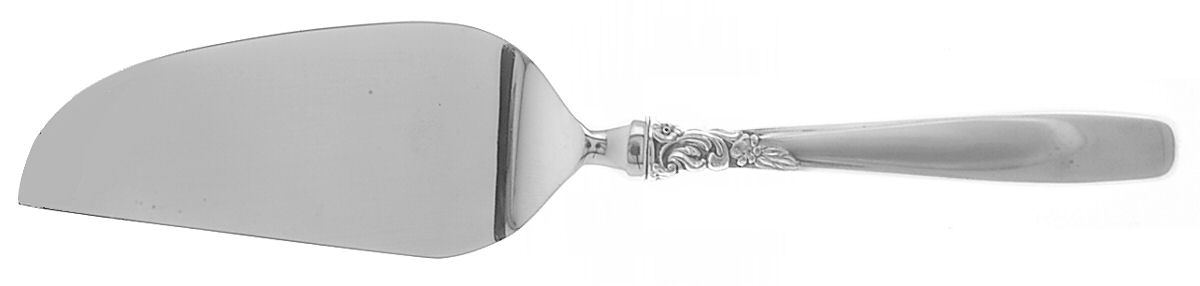 Starfire (Sterling, 1955) Cheese Knife with Stainless Blade by Lunt Silver-1