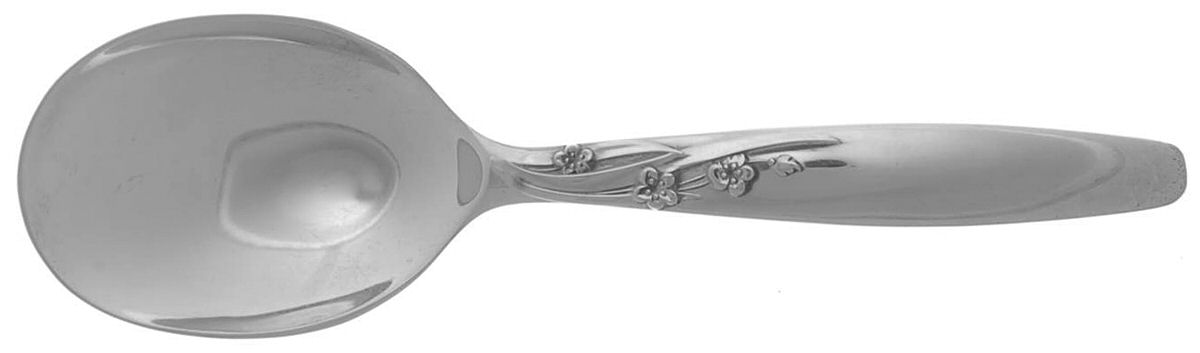 Summer Song (Sterling, 1954) Straight Handle Baby Spoon by Lunt Silver-1