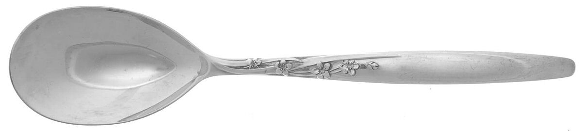 Summer Song (Sterling, 1954) Tablespoon (Serving Spoon) by Lunt Silver-1