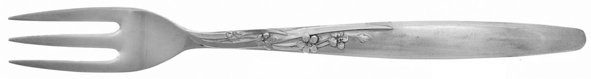Summer Song (Sterling, 1954) Cocktail/Seafood Fork by Lunt Silver-1