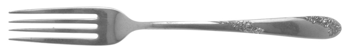 Sweetheart Rose (Sterling, 1951) Fork by Lunt Silver-1