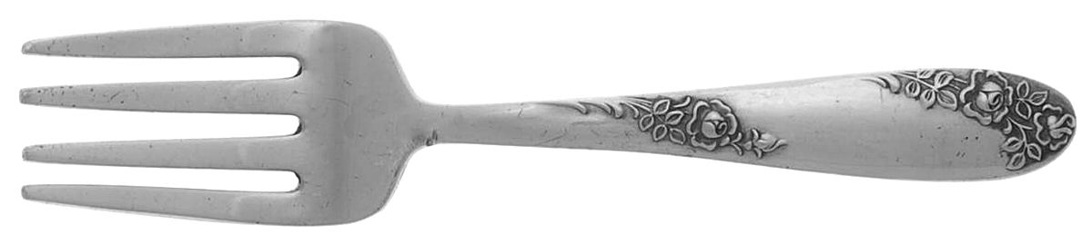 Sweetheart Rose (Sterling, 1951) Baby Fork by Lunt Silver-1