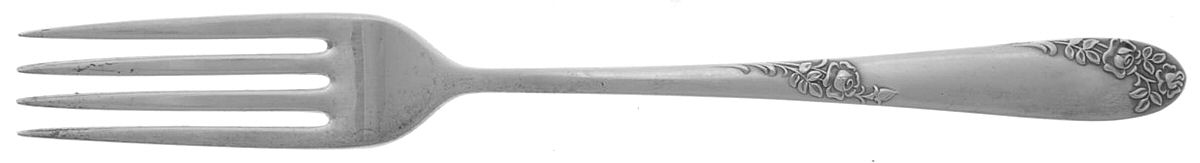 Sweetheart Rose (Sterling, 1951) Fork by Lunt Silver-1