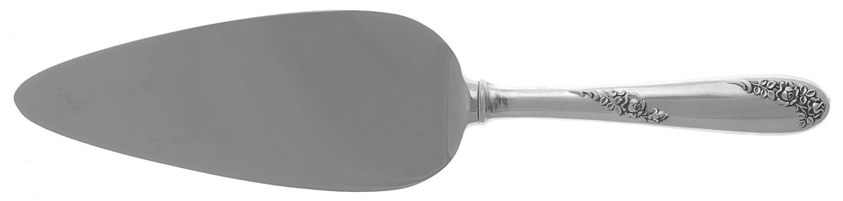 Sweetheart Rose (Sterling, 1951) Pie Server with Stainless Blade by Lunt Silver-1