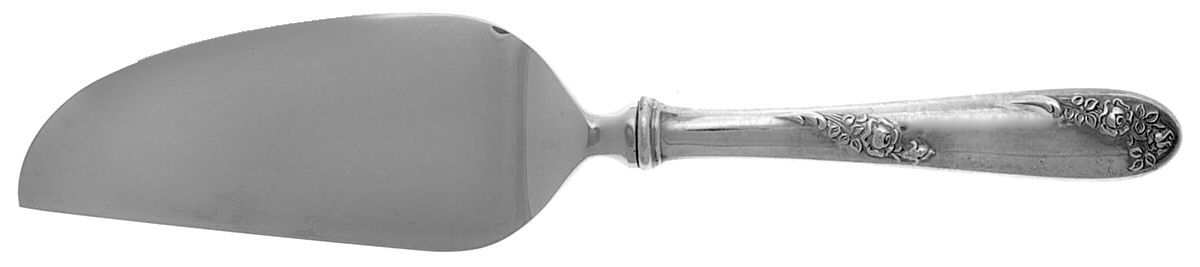 Sweetheart Rose (Sterling, 1951) Cheese Knife with Stainless Blade by Lunt Silver-1