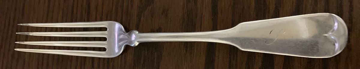 Tipped (Sterling, 1883) Fork by Lunt Silver-1