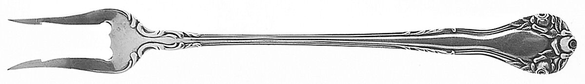 Tudor (Sterling, 1900) Olive Fork by Lunt Silver-1