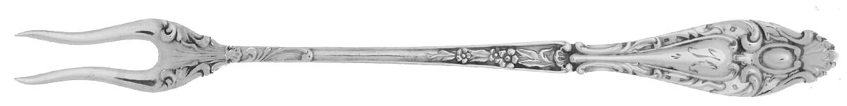 Verona (Sterling, 1894) Monogram Oyster Fork by Lunt Silver-1