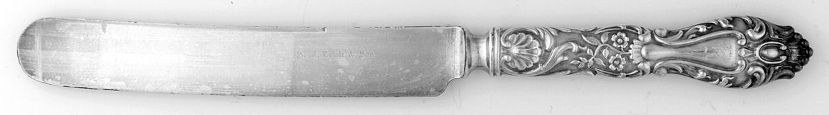 Verona (Sterling, 1894) Breakfast Knife with Silverplate Blade by Lunt Silver-1