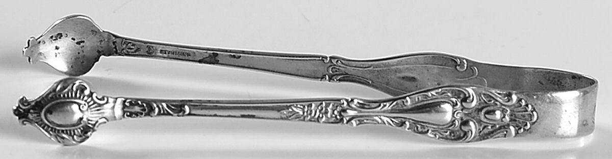Verona (Sterling, 1894) Large Sugar Tongs by Lunt Silver-1