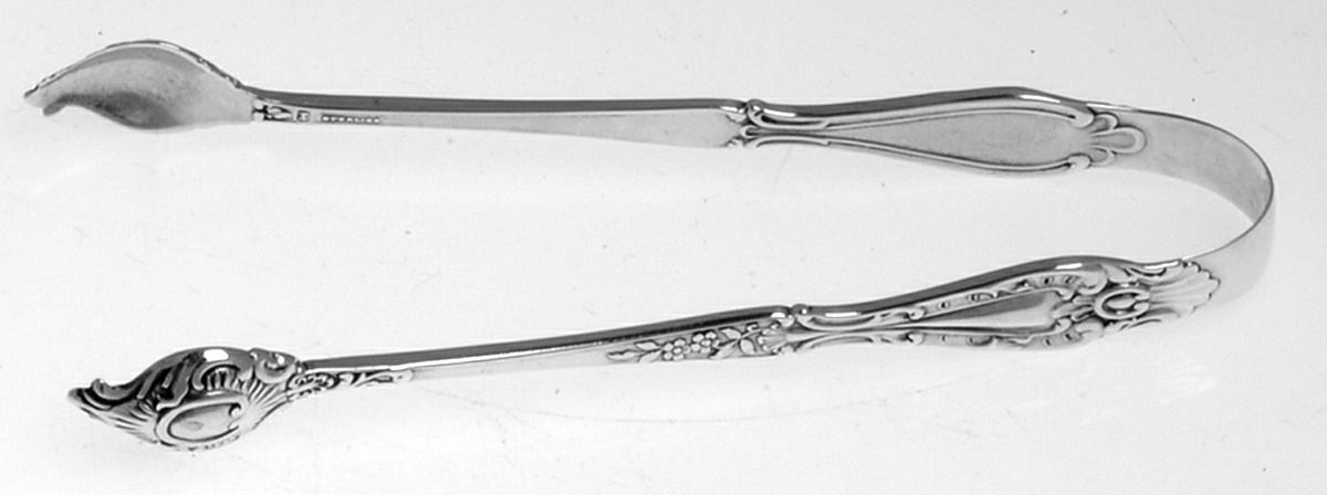 Verona (Sterling, 1894) Bon Bon Tongs by Lunt Silver-1