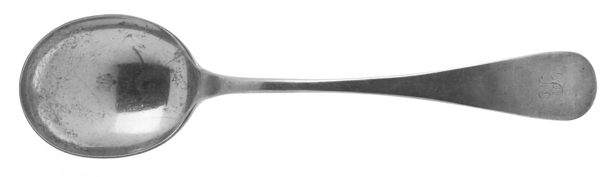 Warren (Sterling, 1883) Round Bowl Soup Spoon (Gumbo) by Lunt Silver-1