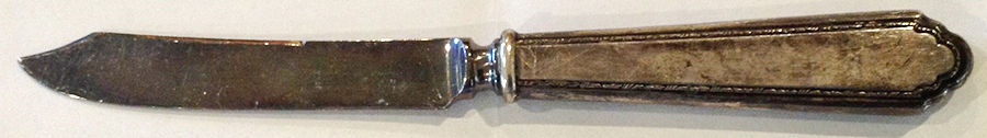 William & Mary (Sterling, 1921, No Monos) Individual Fruit Knife with Stainless Blade by Lunt Silver-1