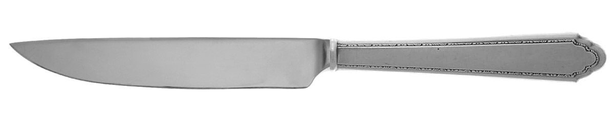 William & Mary (Sterling, 1921, No Monos) Steak Knife Individual Hollow, No Serrate HC by Lunt Silver-1