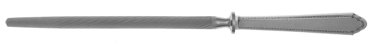 William & Mary (Sterling, 1921, No Monos) Sharpener Knife with Steel Rod HC by Lunt Silver-1