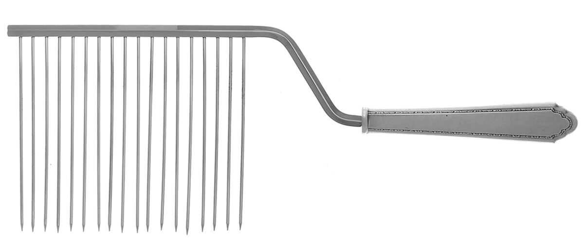 William & Mary (Sterling, 1921, No Monos) Cake Breaker with Silverplate Prongs HC by Lunt Silver-1