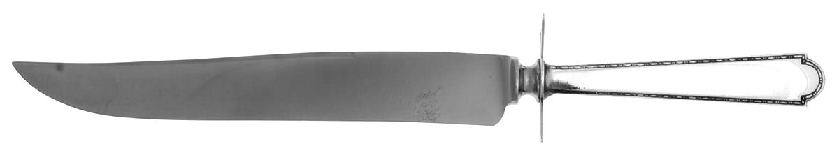 William & Mary (Sterling, 1921, No Monos) Small Steak Carving Knife with Stainless Blade by Lunt Silver-1