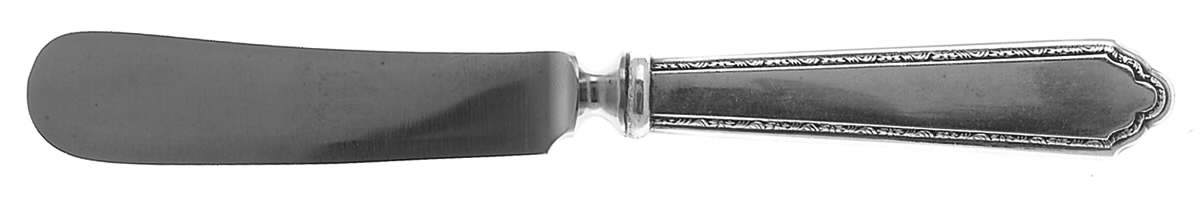 William & Mary (Sterling, 1921, No Monos) Baby Knife with Stainless Blade by Lunt Silver-1