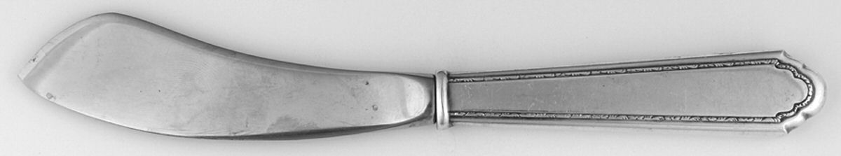 William & Mary (Sterling, 1921, No Monos) Hollow Handle Master Butter Knife by Lunt Silver-1