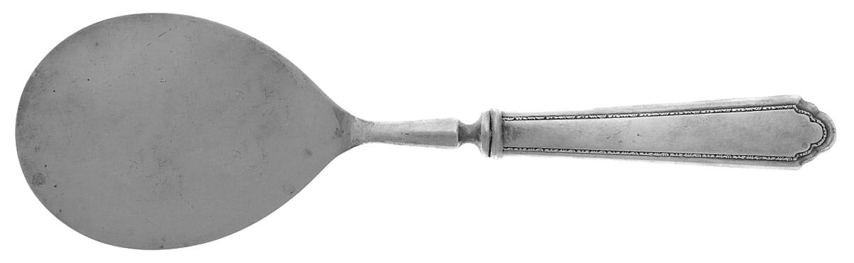 William & Mary (Sterling, 1921, No Monos) Pastry Server with Silverplate Blade by Lunt Silver-1