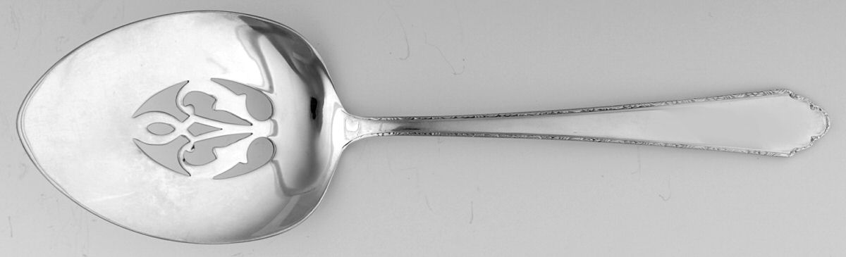 William & Mary (Sterling, 1921, No Monos) Tomato Server, Solid Piece by Lunt Silver-1