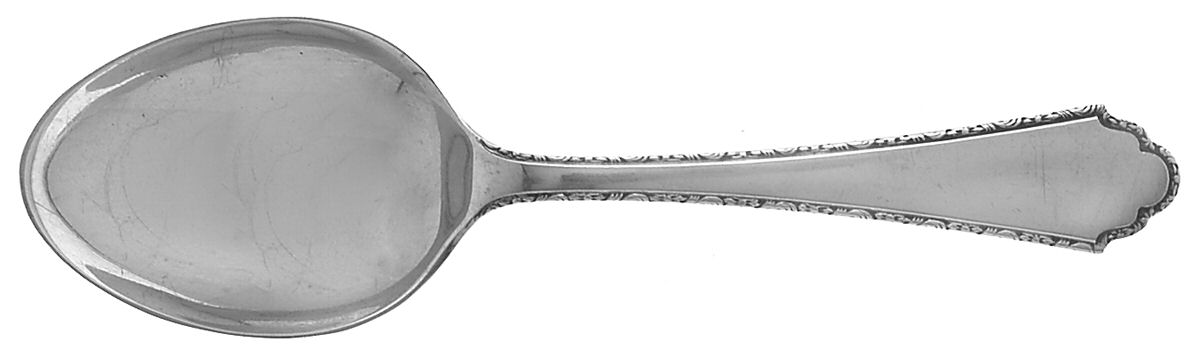 William & Mary (Sterling, 1921, No Monos) Straight Handle Baby Spoon by Lunt Silver-1