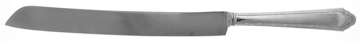 William & Mary (Sterling, 1921, No Monos) Cake Slicer with Stainless Blade by Lunt Silver-1