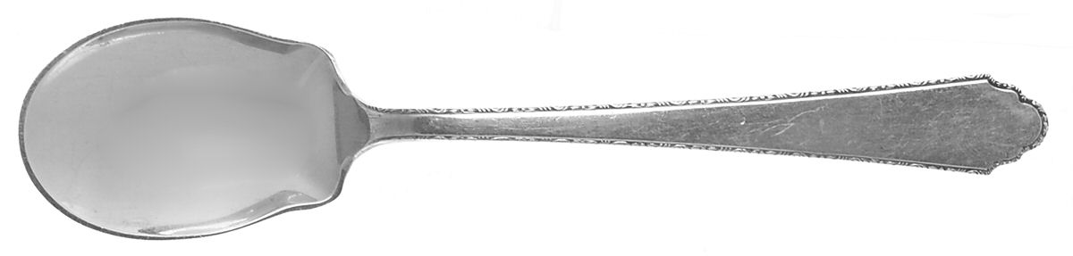 William & Mary (Sterling, 1921, No Monos) Ice Cream Spoon Individual by Lunt Silver-1