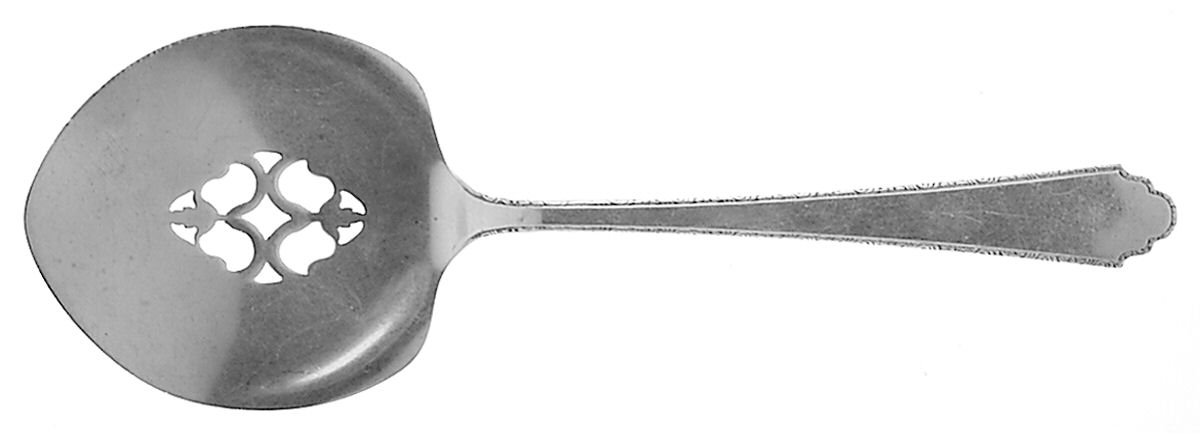William & Mary (Sterling, 1921, No Monos) Small Tomato Server,  Solid Piece by Lunt Silver-1