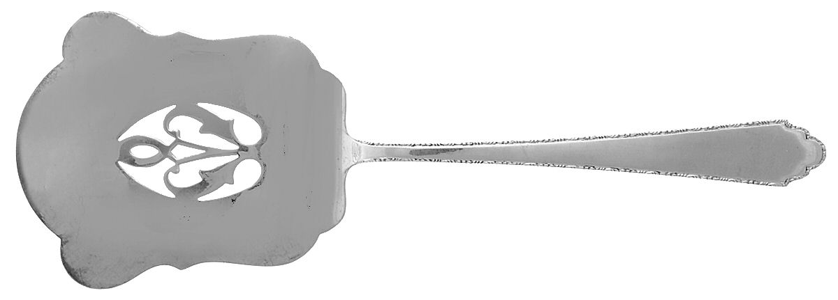 William & Mary (Sterling, 1921, No Monos) Solid Asparagus Server by Lunt Silver-1