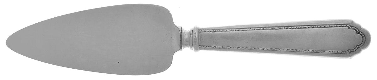 William & Mary (Sterling, 1921, No Monos) Cheese Server with Silverplate Blade by Lunt Silver-1