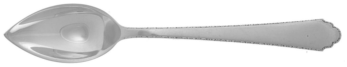 William & Mary (Sterling, 1921, No Monos) Fruit/Orange Spoon by Lunt Silver-1
